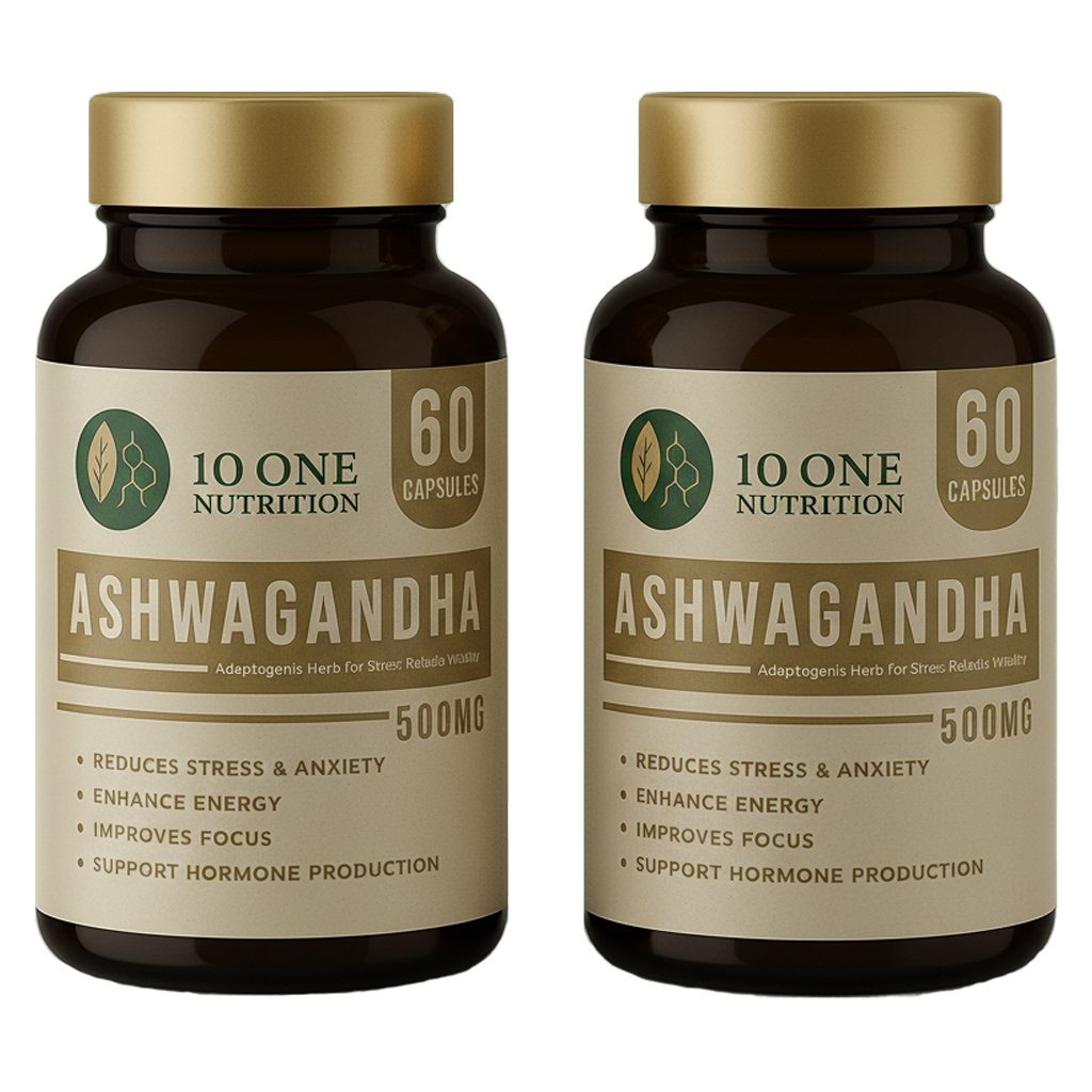10 One Nutrition Ashwagandha 500mg -120Capsule