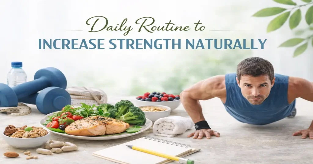 Daily Routine to Increase Strength Naturally
